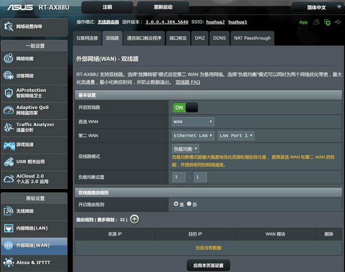华硕RT-AX88U电竞路由评测 WiFi6网络性能怪兽